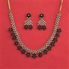Cz Classic Necklace Set With Mehndi Plating