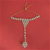 Cz Classic Hath Pan With Mehndi Plating Rhodium Plating 2 Tone Plating