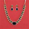 Cz Classic Necklace Set With 2 Tone Plating