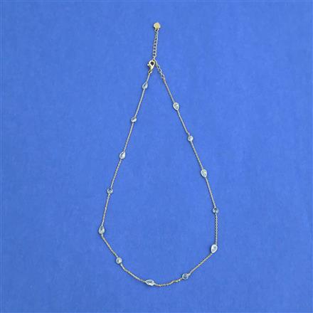 Cz Classic Chain With 2 Tone Plating