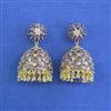 Cz Jhumki With Gold Plating