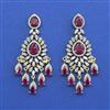 Cz Classic Earring With 2 Tone Plating