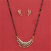 Cubic Zirconia Classic Mangalsutra With 2 Tone Plating