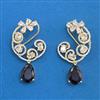 Cubic Zirconia Classic Earring With 2 Tone Plating