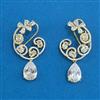 Cubic Zirconia Classic Earring With 2 Tone Plating