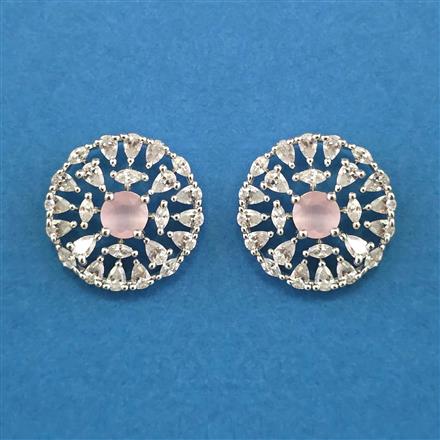 American Diamond Tops With Rhodium Plating