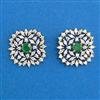 Cubic Zirconia Tops With 2 Tone Plating
