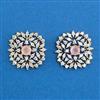 Cubic Zirconia Tops With 2 Tone Plating