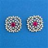 Cubic Zirconia Tops With 2 Tone Plating