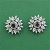 Cubic Zirconia Tops With Rhodium Plating