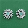 Cubic Zirconia Tops With Rhodium Plating