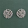 Cubic Zirconia Tops With Mehndi Plating 2 Tone Plating Rhodium Plating