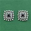 Cubic Zirconia Tops With Rhodium Plating