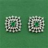 Cubic Zirconia Tops With Rhodium Plating
