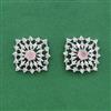Cubic Zirconia Tops With Rhodium Plating