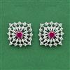 Cubic Zirconia Tops With Rhodium Plating