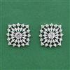Cubic Zirconia Tops With Rhodium Plating