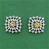 Cubic Zirconia Tops With Rhodium Plating