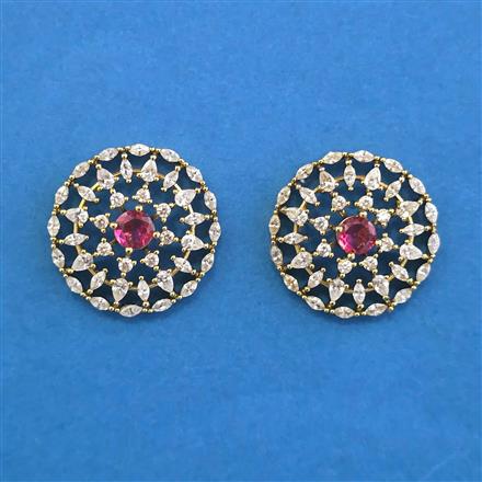 American Diamond Tops With Mehndi Plating