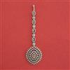 American Diamond Classic Tikka with Rhodium Plating 2 Tone Plating Mehndi Plating