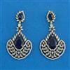 Cubic Zirconia Classic Earring With Mehndi Plating