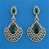 Cubic Zirconia Classic Earring With Mehndi Plating
