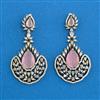 Cubic Zirconia Classic Earring With Mehndi Plating