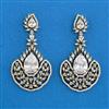 Cubic Zirconia Classic Earring With Mehndi Plating