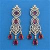 Cubic Zirconia Classic Earring With Mehndi Plating