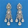 Cubic Zirconia Classic Earring With Mehndi Plating