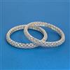 Cubic Zirconia Classic Bangles With Rhodium Plating