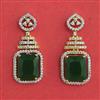 American Diamond Classic Earring With 2 Tone Plating