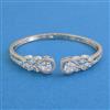 American Diamond Openable Kada With Rhodium Plating