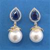 American Diamond Classic Earring With 2 Tone Plating