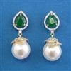American Diamond Classic Earring With 2 Tone Plating