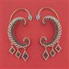 American Diamond Earcuff With Carat Plating