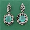 Cubic Zirconia Classic Earring With Mehndi Plating