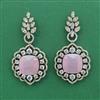 Cubic Zirconia Classic Earring With Mehndi Plating