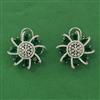 Cubic Zirconia Tops With Rhodium Plating