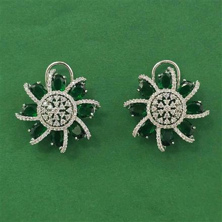 Cubic Zirconia Tops With Rhodium Plating