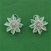 Cubic Zirconia Tops With Rhodium Plating