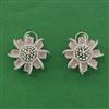 Cubic Zirconia Tops With Rhodium Plating
