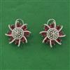 Cubic Zirconia Tops With Rhodium Plating