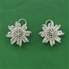 Cubic Zirconia Tops With Rhodium Plating