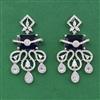 Cubic Zirconia Classic Earring With Rhodium Plating