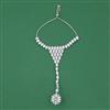 Cubic Zirconia Classic Hath Pan With 2 Tone Plating Rhodium Plating