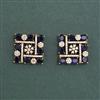 Cubic Zirconia Tops With Mehndi Plating
