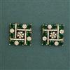 Cubic Zirconia Tops With Mehndi Plating