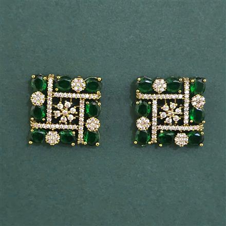 Cubic Zirconia Tops With Mehndi Plating