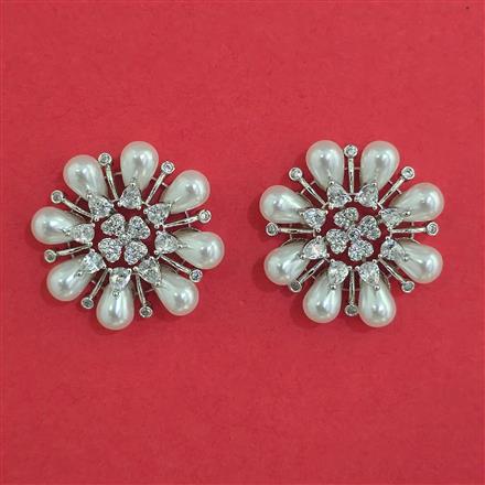 American Diamond Tops With Mehndi Plating 2 Tone Plating Rhodium Plating